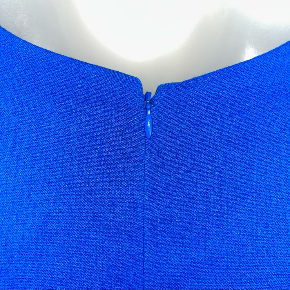 Eliza J royal blue 3/4 sleeve fit and flare mini dress - Picture 4 of 5